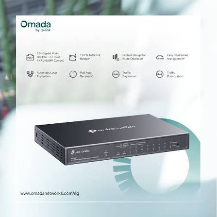 Omada 10-Port Gigabit Easy Managed Switch